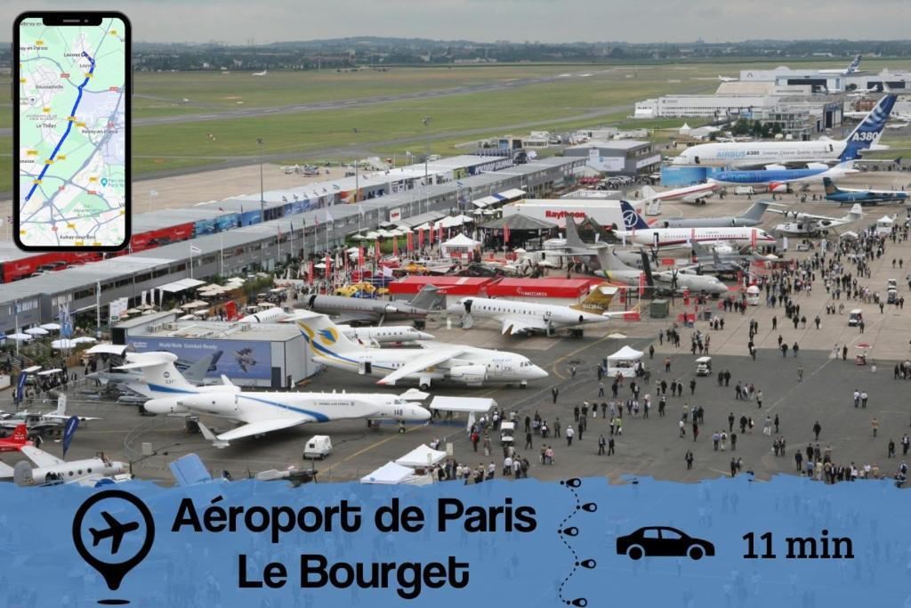 דירות Louvres Smart House Airport Cdg, Asterix מראה חיצוני תמונה